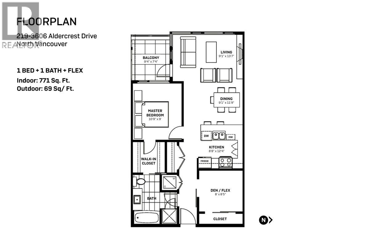 219 3606 Aldercrest Drive, North Vancouver, British Columbia  V7G 0A3 - Photo 12 - R3078021