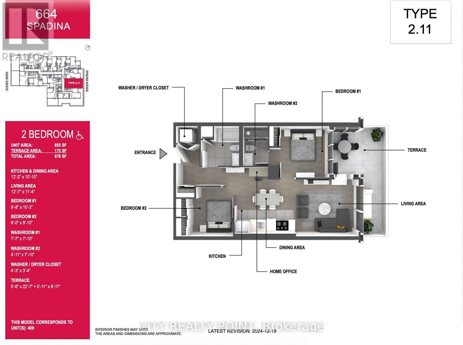 409 - 664 Spadina Avenue, Toronto, Ontario  M5S 2H7 - Photo 12 - C12707092