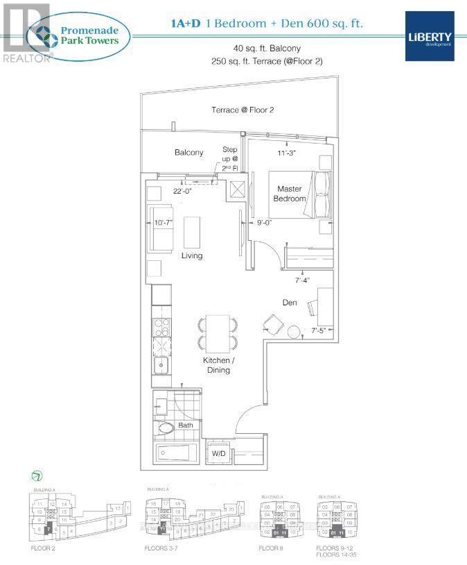 1701A - 30 UPPER MALL WAY, Vaughan, Ontario