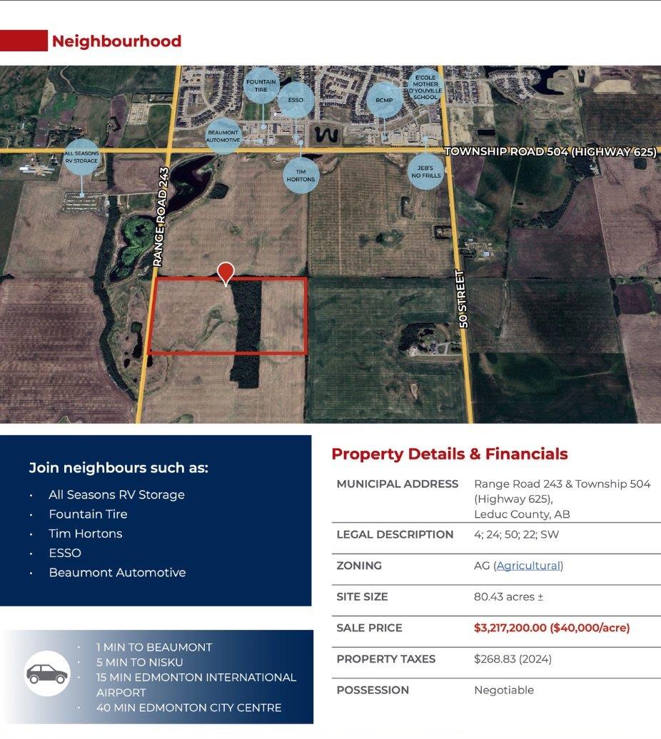 Range Road 243 & Township 504 (Highway 625), Null, Alberta  T4X 0N5 - Photo 5 - 43913611