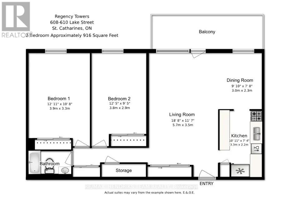 707 - 610 Lake Street, St. Catharines (Lakeport), Ontario  L2N 5T1 - Photo 12 - X12709530