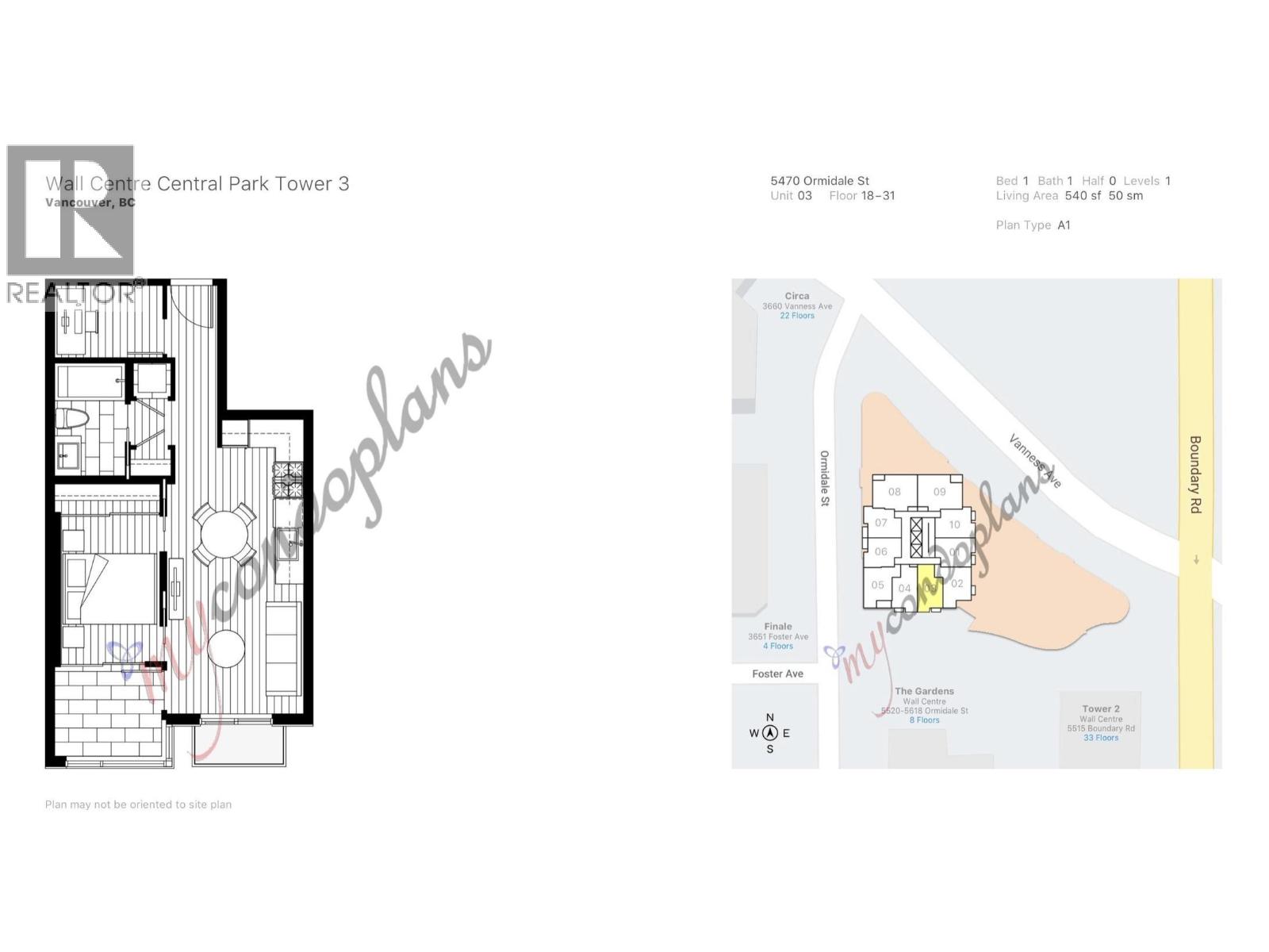 2903 5470 Ormidale Street, Vancouver, British Columbia  V5R 0G6 - Photo 9 - R3081112