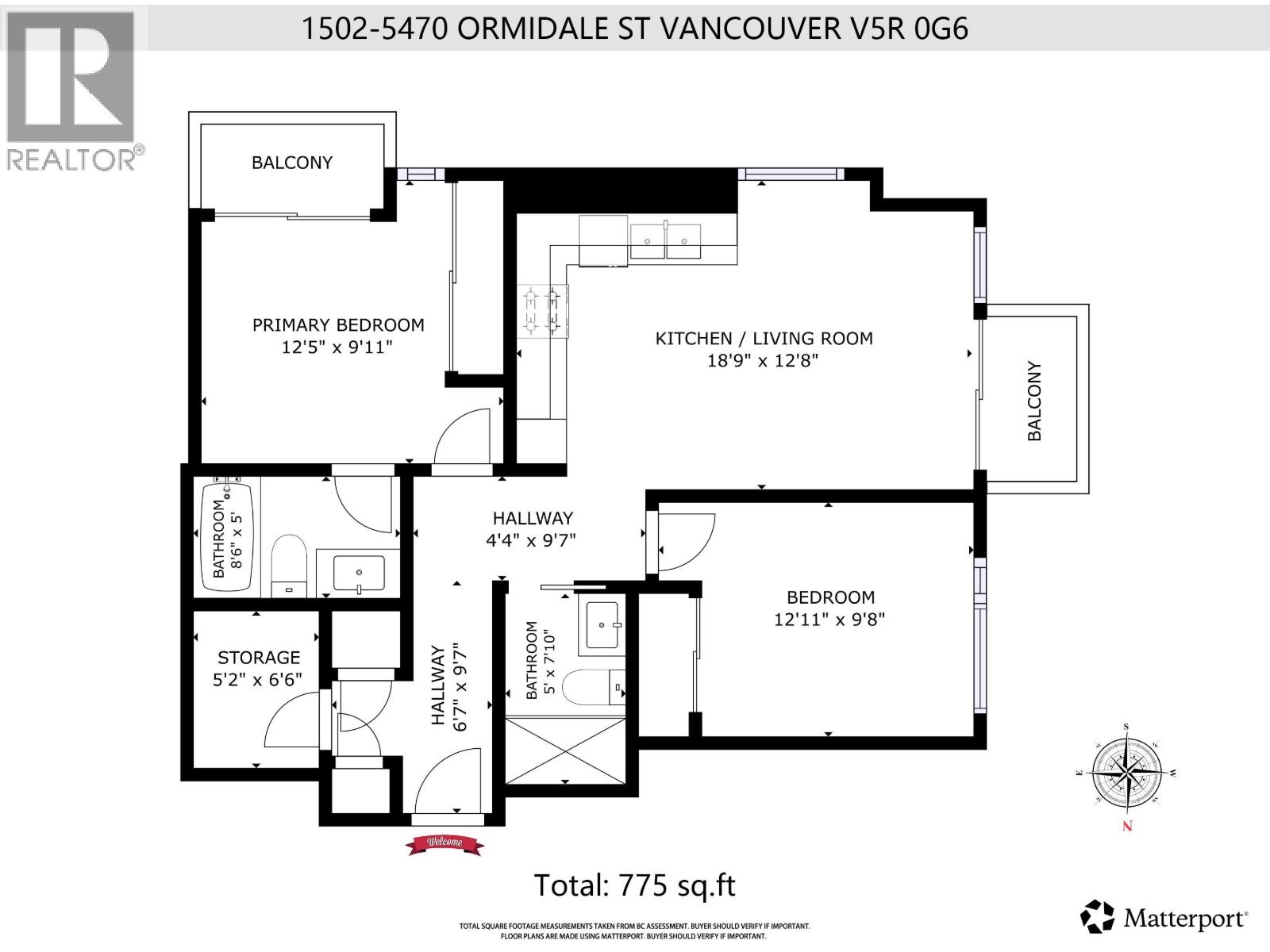 1502 5470 Ormidale Street, Vancouver, British Columbia  V5R 0G6 - Photo 29 - R3079311