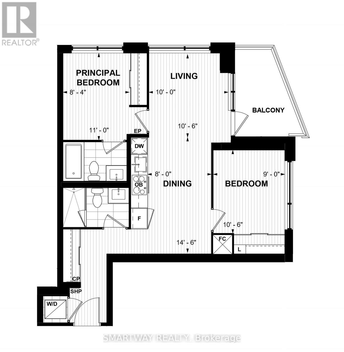 1404 - 60 Central Park Roadway, Toronto, Ontario  M9A 0E6 - Photo 32 - W12712962