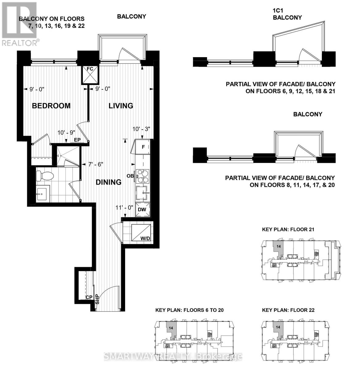 1214 - 60 Central Park Roadway, Toronto, Ontario  M9A 0E6 - Photo 26 - W12713180