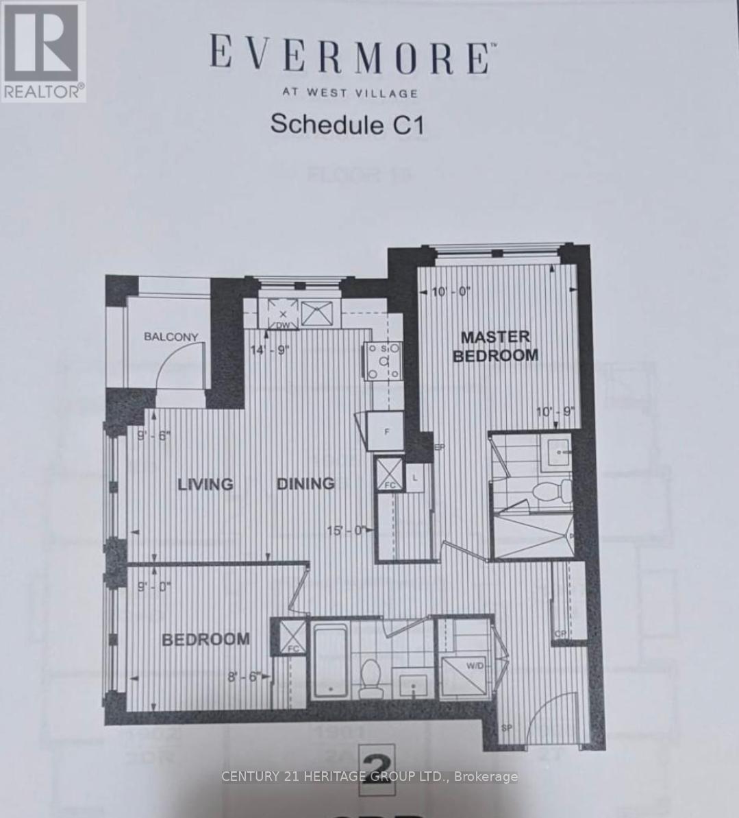 1902 - 10 Eva Road, Toronto, Ontario  M9C 0B3 - Photo 9 - W12713194