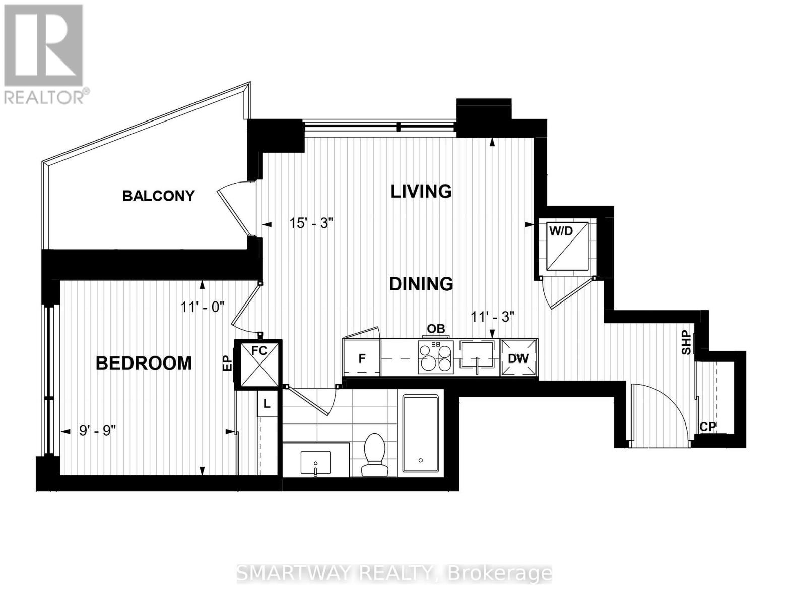 1312 - 60 Central Park Roadway, Toronto, Ontario  M9A 0E6 - Photo 24 - W12713348