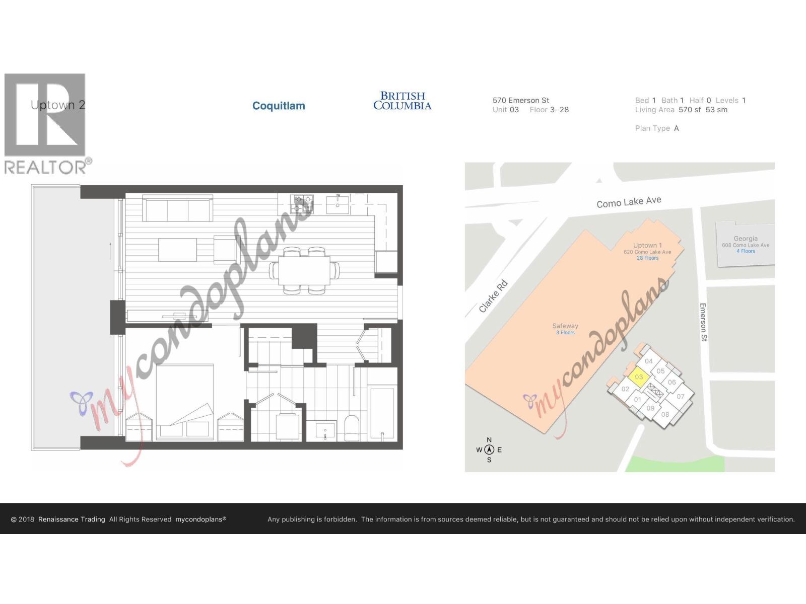 2103 570 Emerson Street, Coquitlam, British Columbia  V3J 0G3 - Photo 3 - R3081437