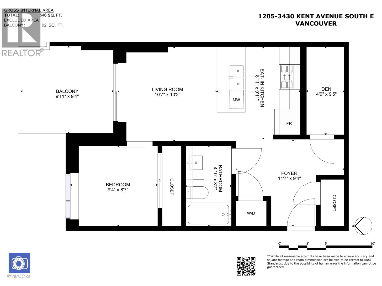 1205 3430 E Kent Avenue South, Vancouver, British Columbia  V5S 0G7 - Photo 20 - R3081266