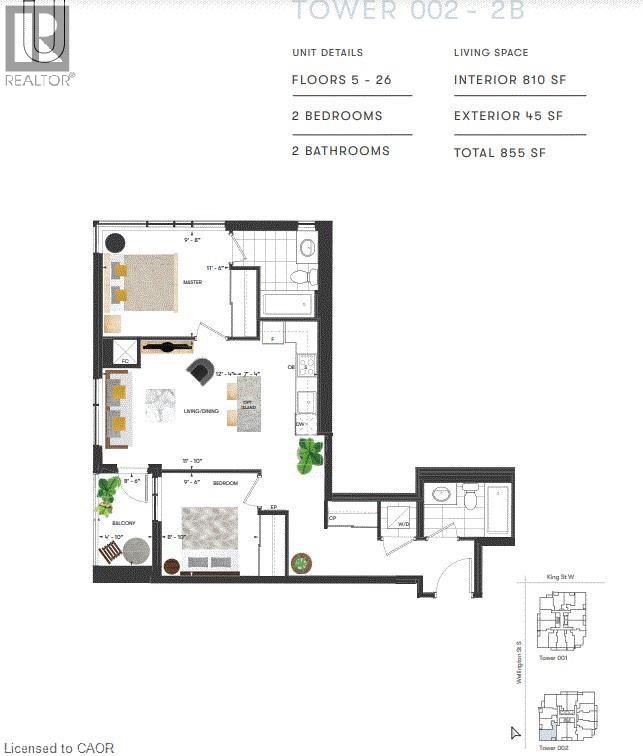 15 Wellington Street S Unit# 909, Kitchener, Ontario  N2G 0E4 - Photo 49 - 40797341