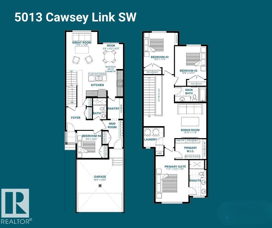 5013 Cawsey Li Sw Sw, Edmonton, Alberta  T6W 4B5 - Photo 8 - E4464285