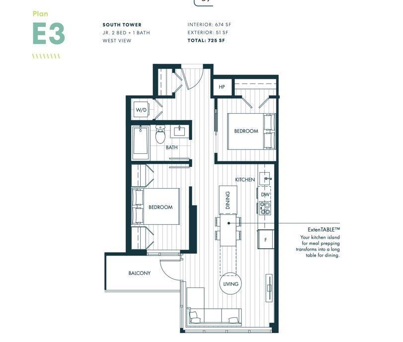 2501 10448 University Drive, Surrey, British Columbia  V3T 0S7 - Photo 2 - R3081849