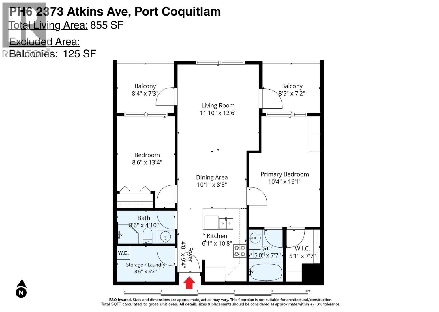 Ph6 2373 Atkins Avenue, Port Coquitlam, British Columbia  V3C 1Y7 - Photo 37 - R3073281