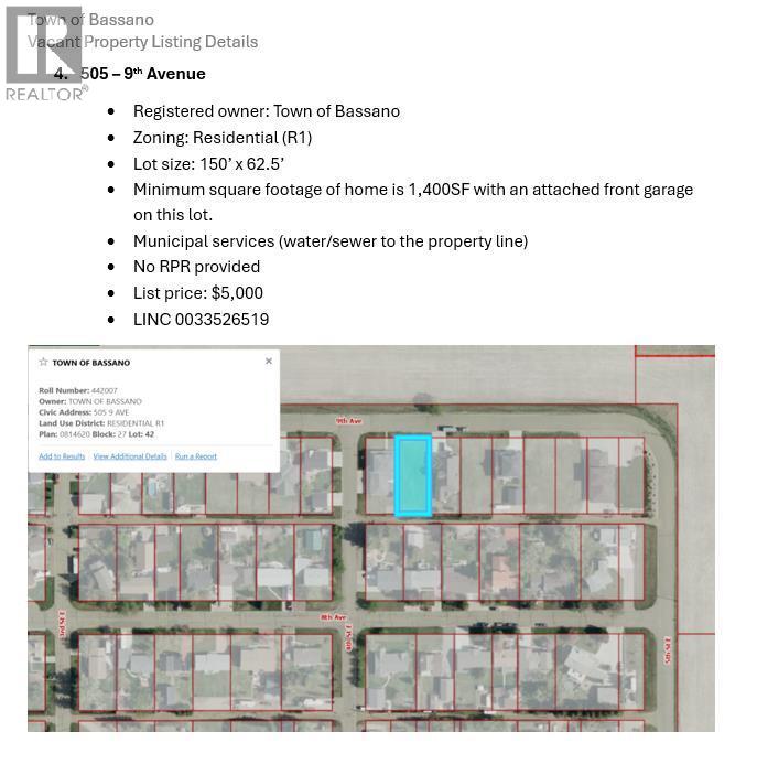 505 9 Avenue, Bassano, Alberta  T0J 0B0 - Photo 2 - A2224541