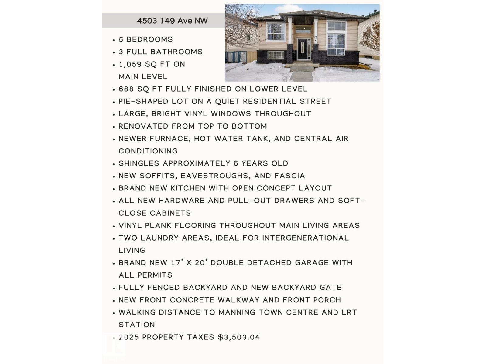 4503 149 Av Nw, Edmonton, Alberta  T5Y 2Y9 - Photo 2 - E4470811