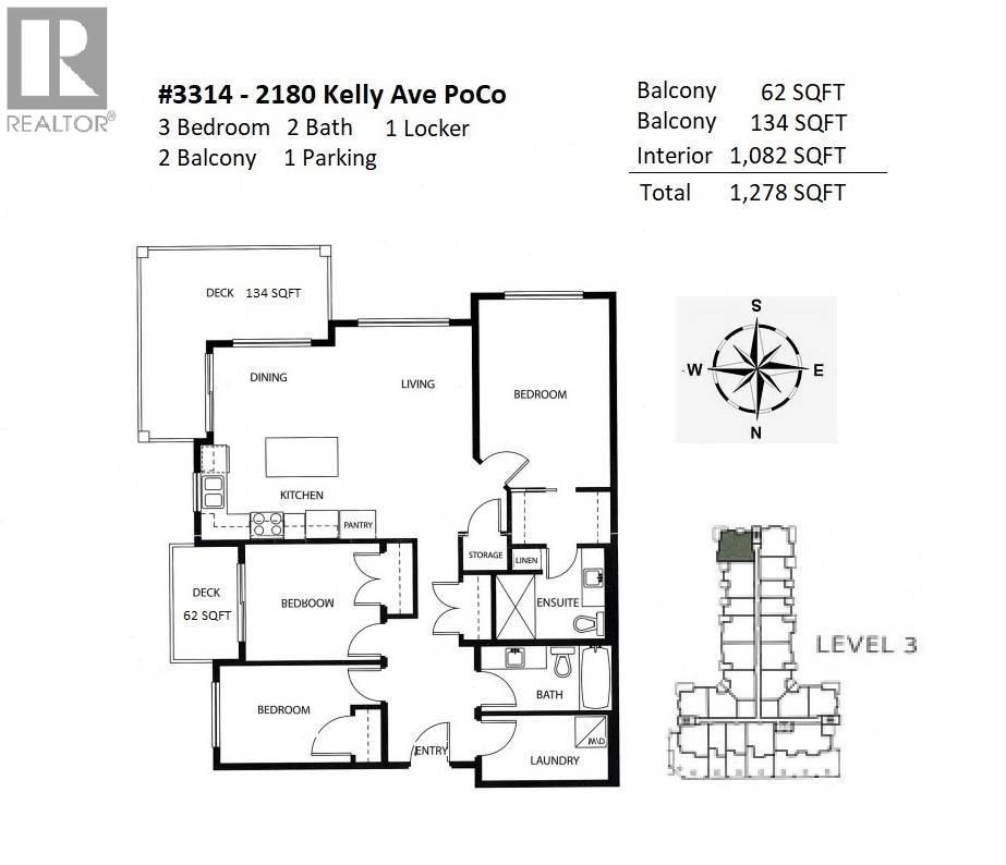 3314 2180 Kelly Avenue, Port Coquitlam, British Columbia  V3C 0S4 - Photo 33 - R3082514