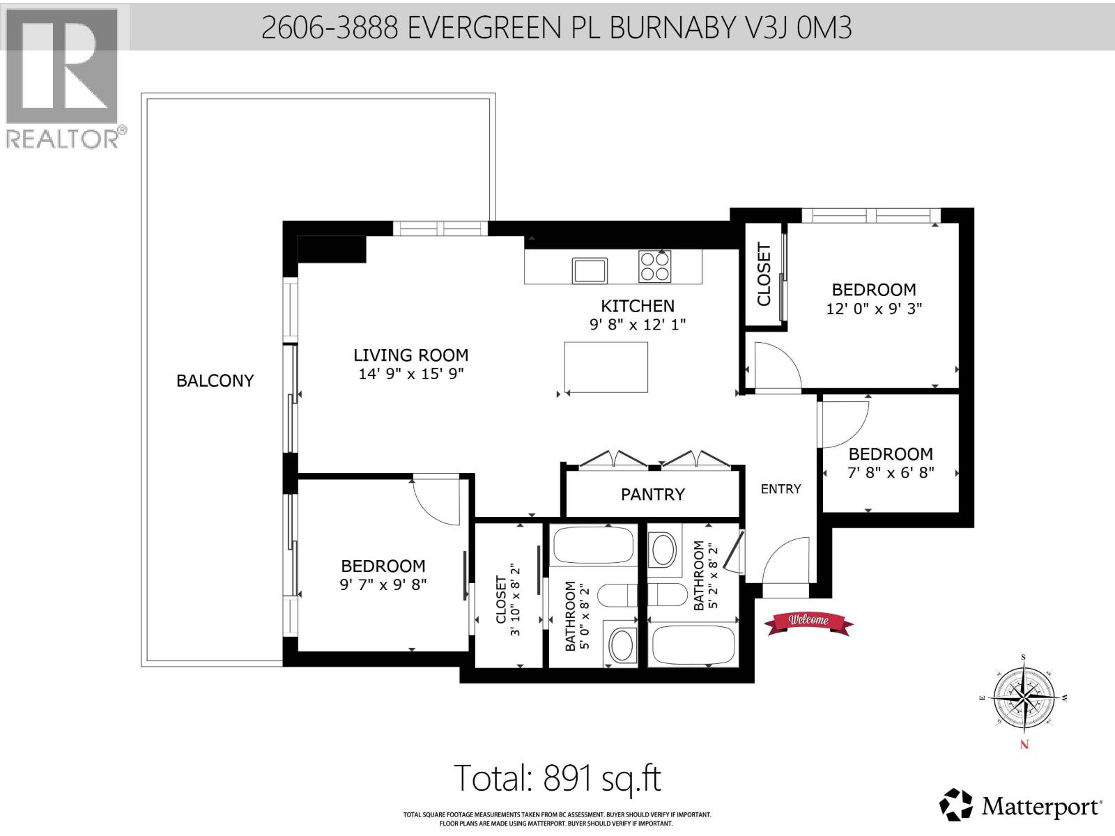 2606 3888 Evergreen Place, Burnaby, British Columbia  V3J 0M3 - Photo 32 - R3077955