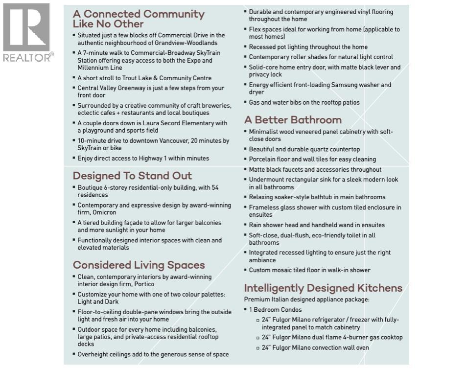 606 2268 E Broadway, Vancouver, British Columbia  V5N 1W9 - Photo 34 - R3072723