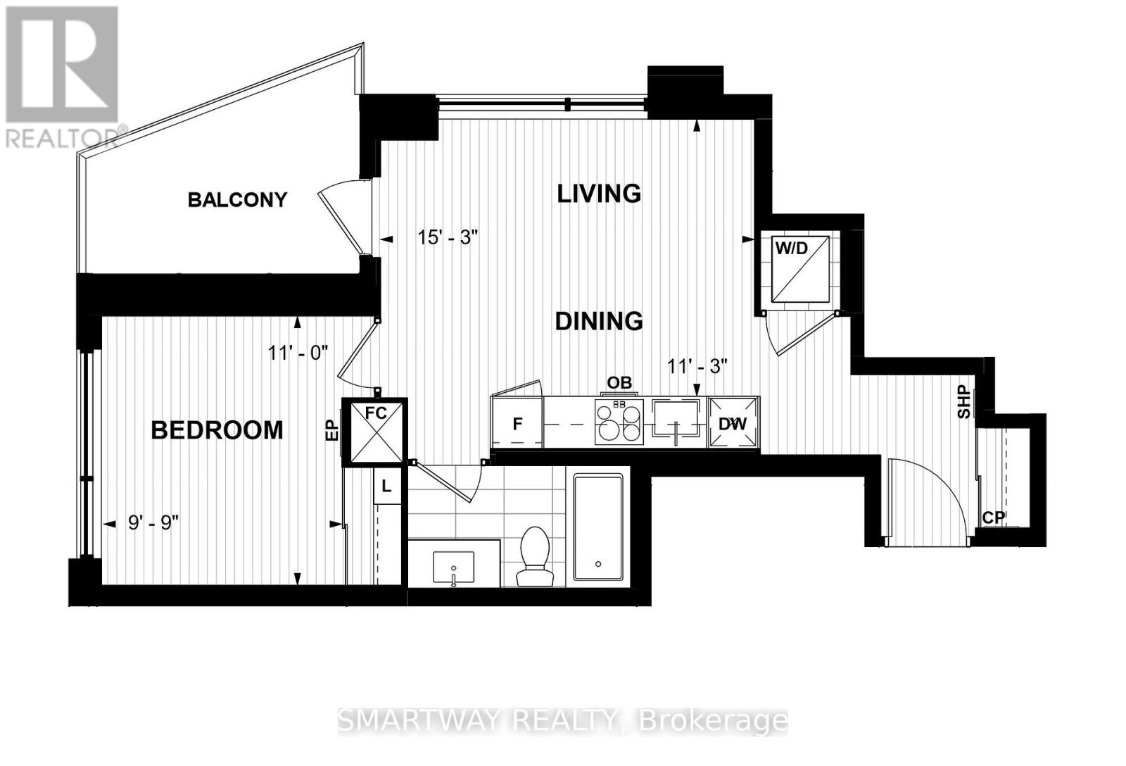 1212 - 60 Central Park Roadway, Toronto, Ontario  M9A 0E6 - Photo 28 - W12725068