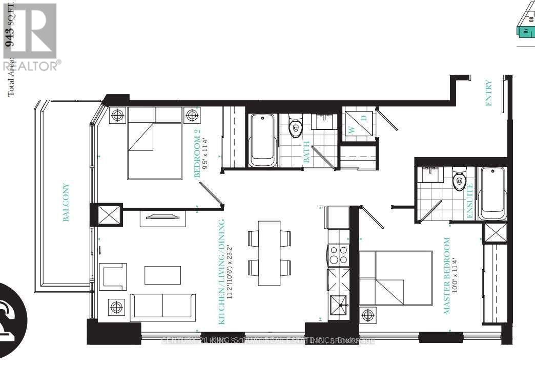 2907 - 99 John Street, Toronto, Ontario  M5V 0S6 - Photo 7 - C12726338