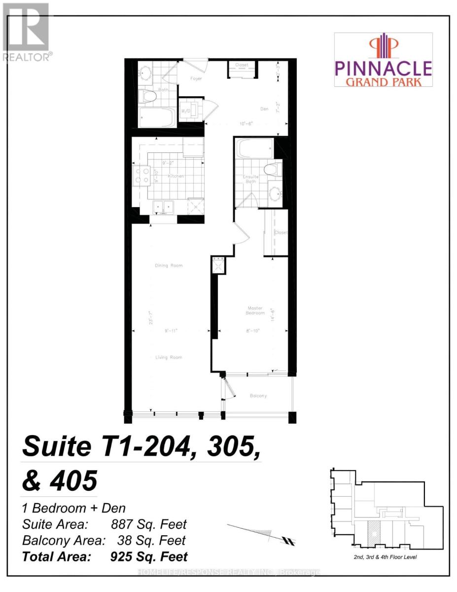 305 - 3985 Grand Park Drive, Mississauga, Ontario  L5B 0H8 - Photo 2 - W12651812