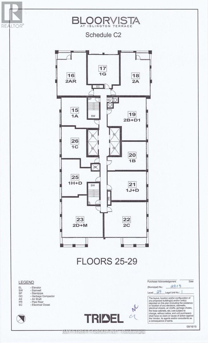 2915 - 9 Mabelle Avenue, Toronto, Ontario  M9A 4X7 - Photo 6 - W12726640