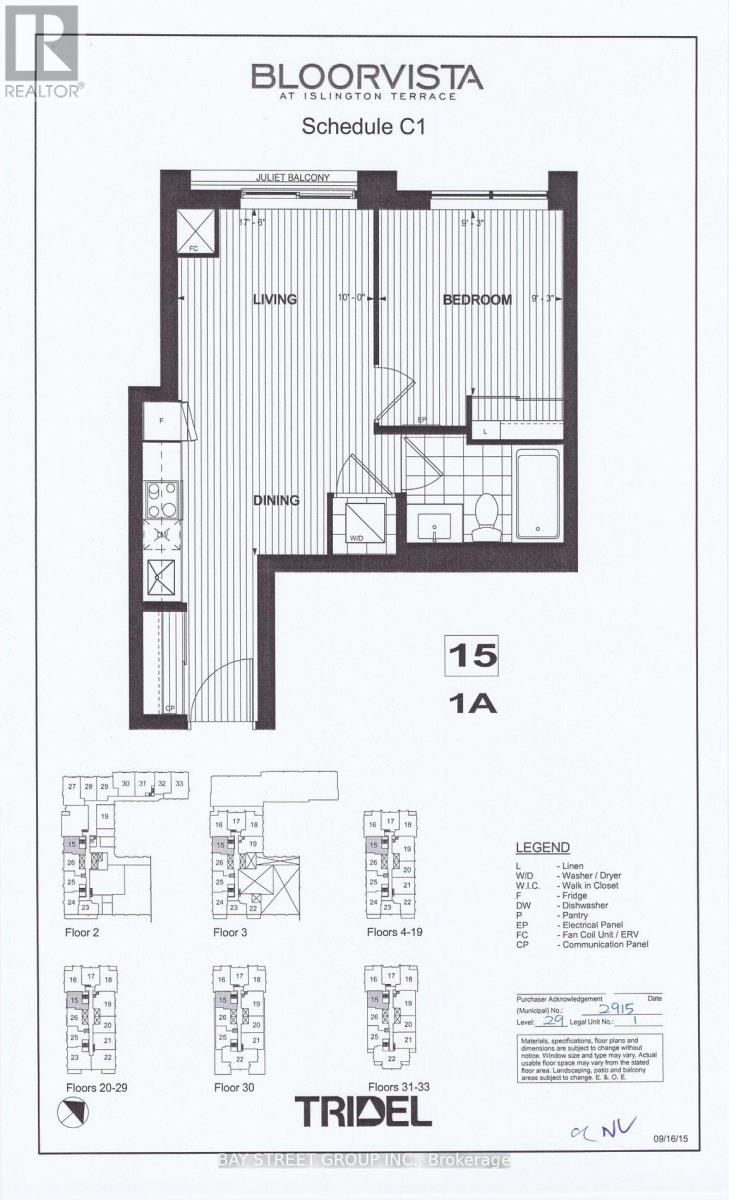 2915 - 9 Mabelle Avenue, Toronto, Ontario  M9A 4X7 - Photo 7 - W12726640