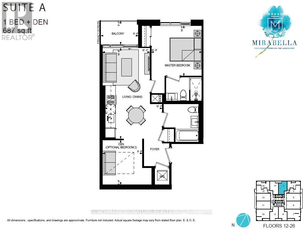 4101 - 1926 Lake Shore Boulevard W, Toronto, Ontario  M6S 1A1 - Photo 2 - W12726696