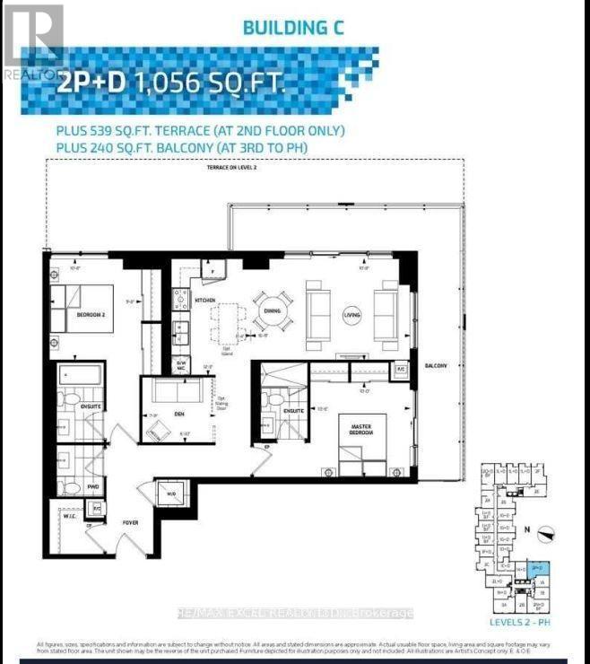 1001 - 38 Water Walk Drive, Markham, Ontario  L3R 6M8 - Photo 20 - N12645632