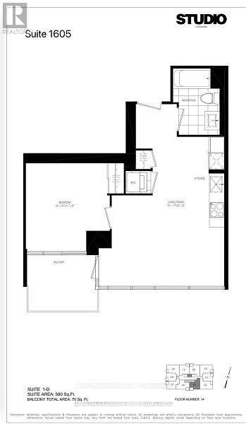 1605 - 199 Richmond Street W, Toronto, Ontario  M5V 0H4 - Photo 6 - C12727458