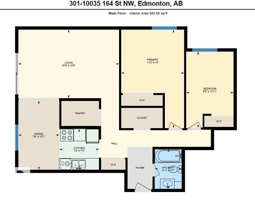 #301 10035 164 St Nw, Edmonton, Alberta  T5P 4L4 - Photo 2 - E4471033