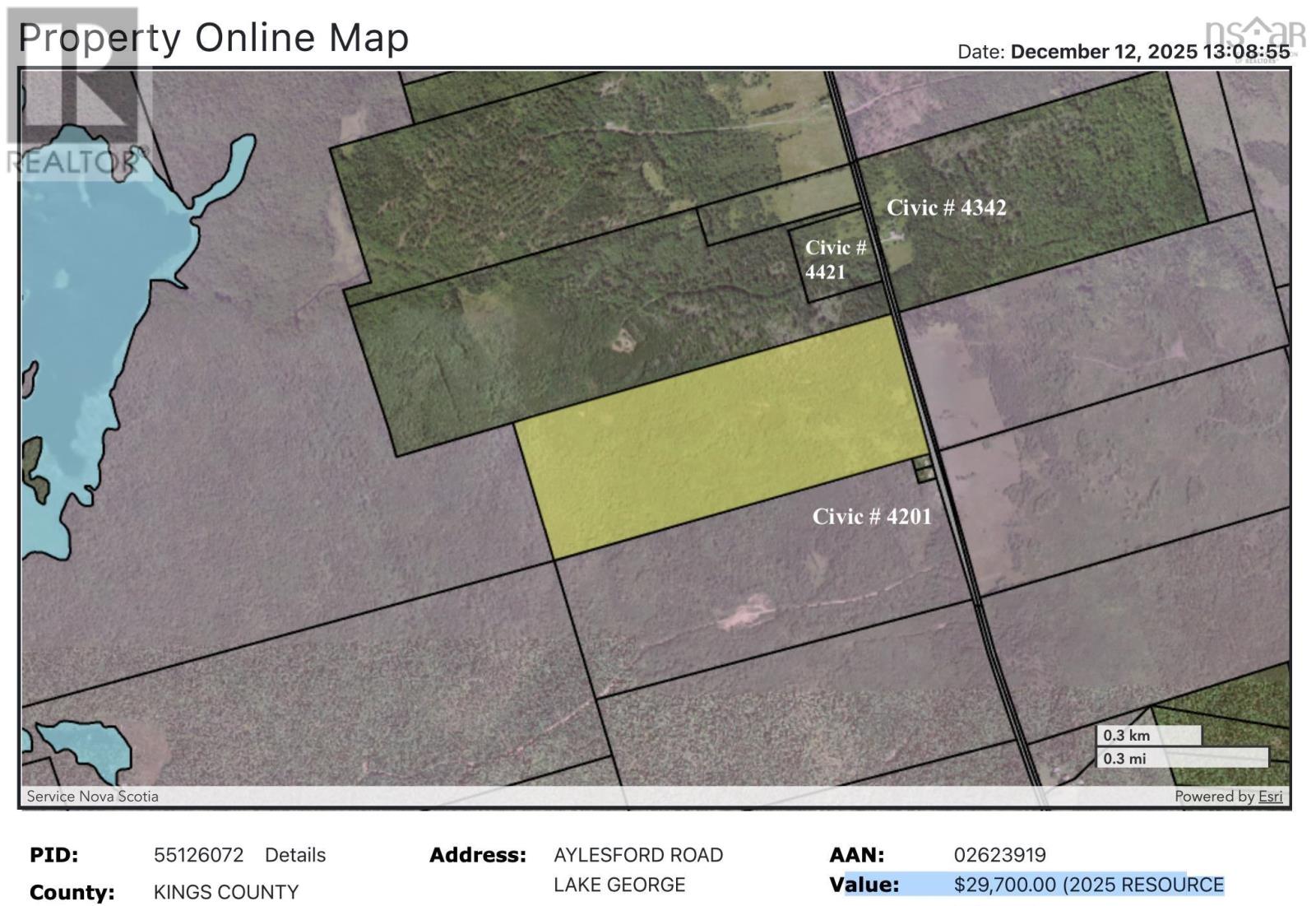 Lot Aylesford Road, Lake George, Nova Scotia