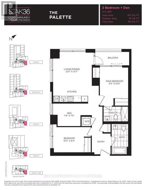 804 - 395 Square One Drive, Mississauga, Ontario  L5B 0P6 - Photo 34 - W12728686