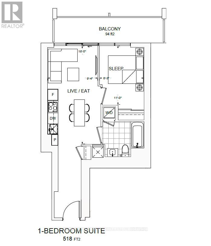 1216 - 88 Queen Street E, Toronto, Ontario  M5C 0B6 - Photo 11 - C12732050