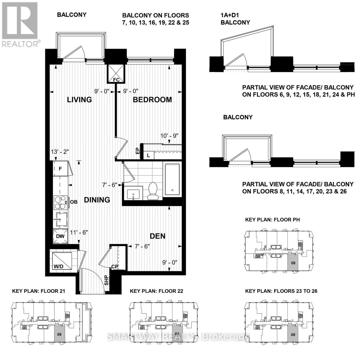 1208 - 60 Central Park Roadway, Toronto, Ontario  M9A 0E6 - Photo 20 - W12733126