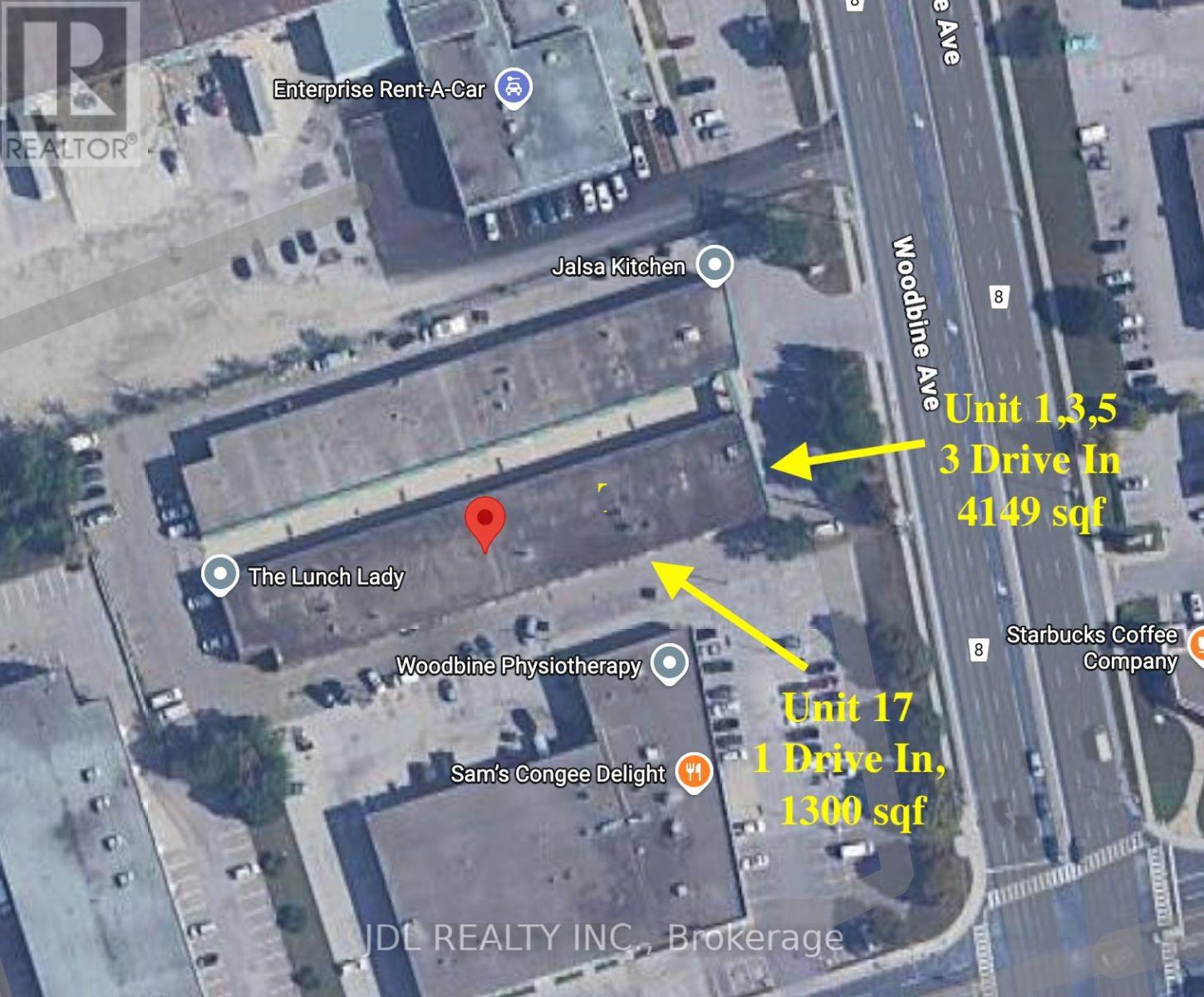 Unit 1,3,5 & 17 - 7370 Woodbine Avenue, Markham, Ontario  L3R 1A5 - Photo 3 - N12685320