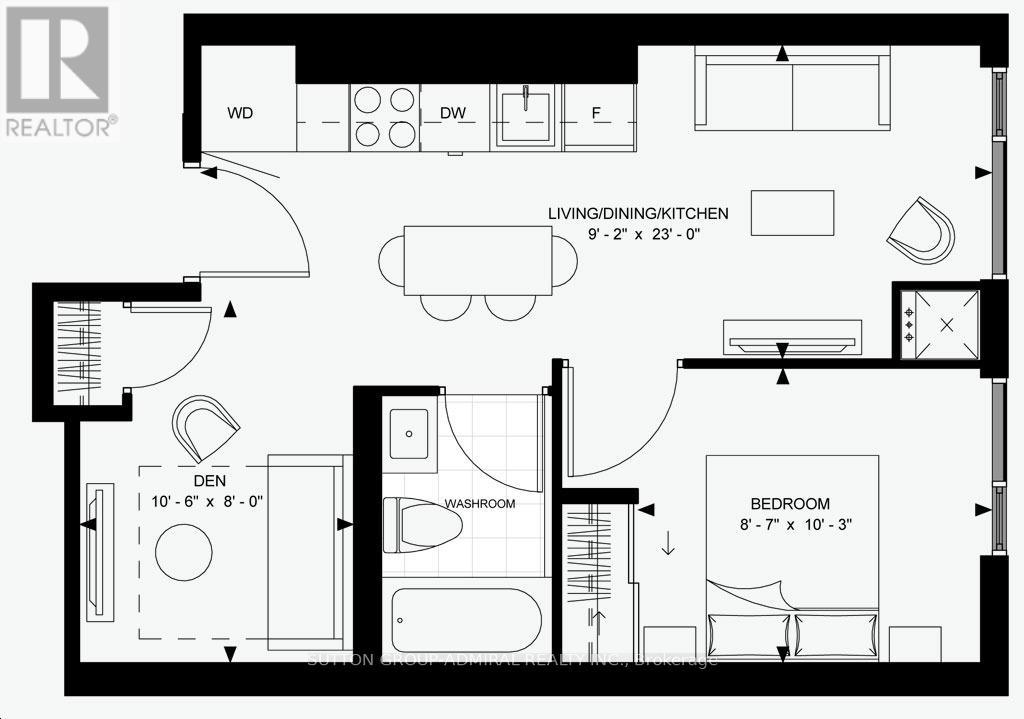 2607 - 8 Widmer Street, Toronto, Ontario  M5V 0W6 - Photo 9 - C12734528