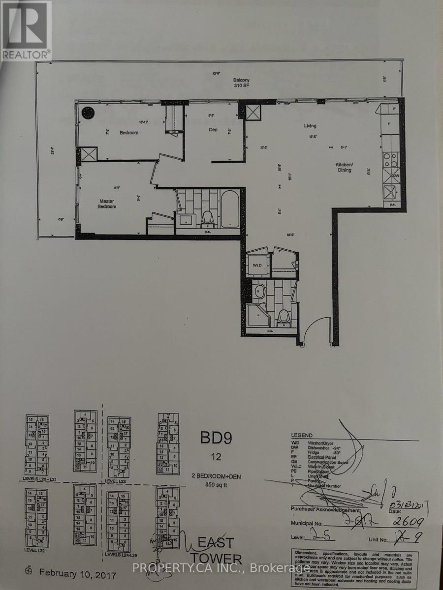 2609 - 70 Princess Street, Toronto, Ontario  M5A 0X6 - Photo 36 - C12731170