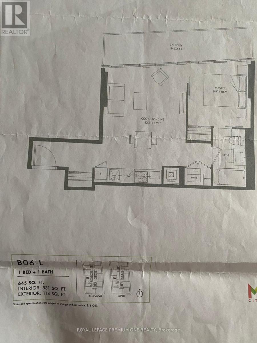 1606 - 3900 Confederation Parkway, Mississauga, Ontario  L5B 0M3 - Photo 10 - W12734994