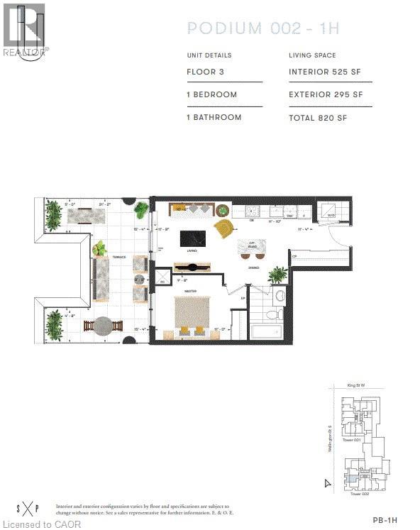 15 Wellington Street S Unit# 307, Kitchener, Ontario  N2G 0E4 - Photo 4 - 40801254