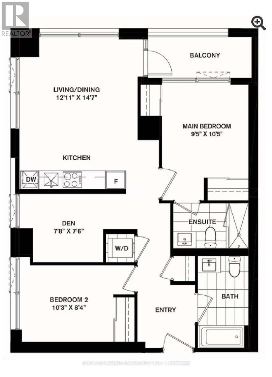 2204 - 395 Square One Drive, Mississauga, Ontario  L5B 0P6 - Photo 10 - W12735876