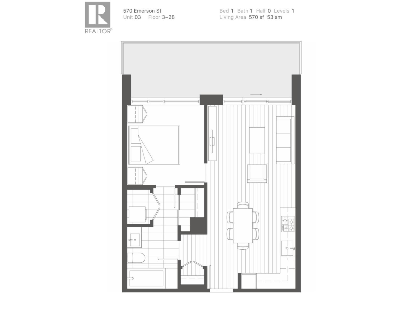 2703 570 Emerson Street, Coquitlam, British Columbia  V3J 0G3 - Photo 14 - R3083586