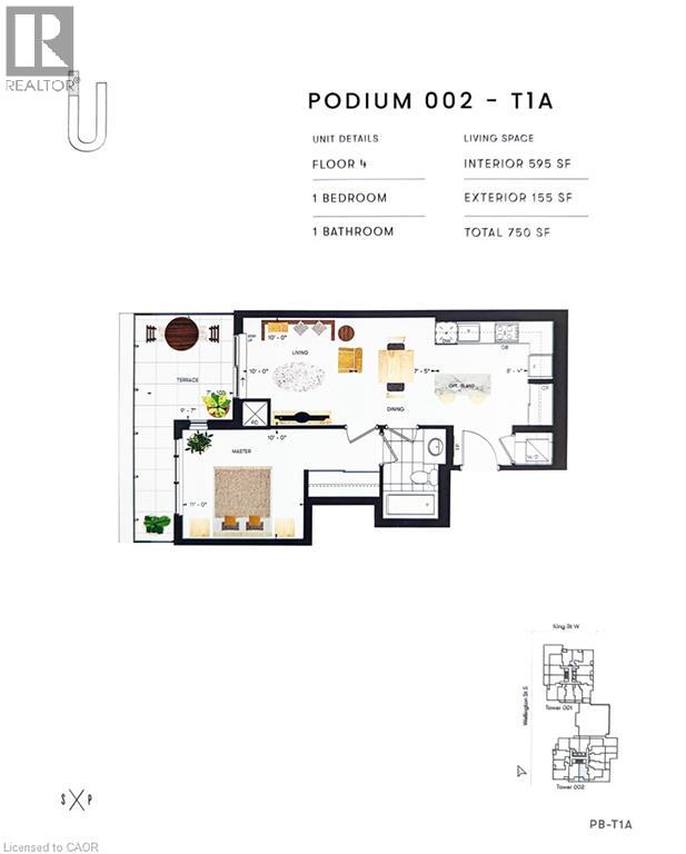 15 Wellington Street S Unit# 407, Kitchener, Ontario N2G 0E4 - Photo 11 - 40797477