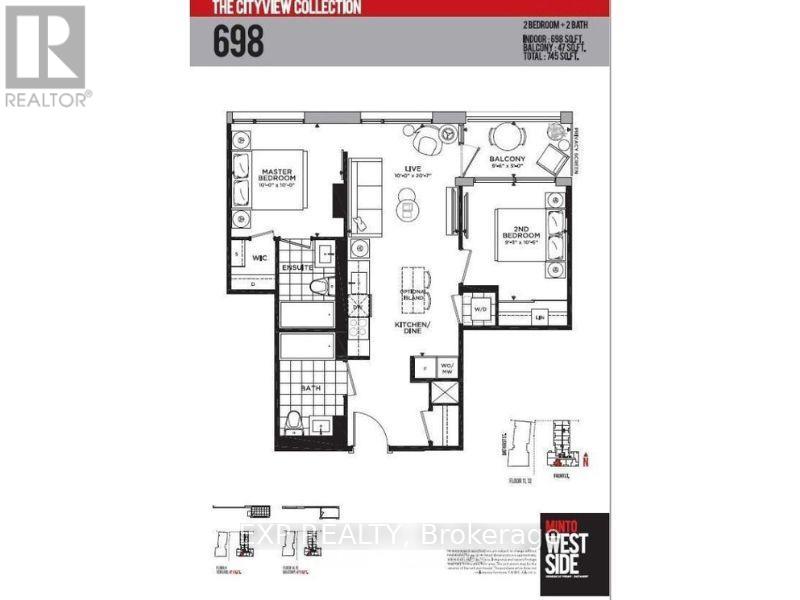 906 - 576 Front Street, Toronto, Ontario  M5V 1C1 - Photo 2 - C12738206