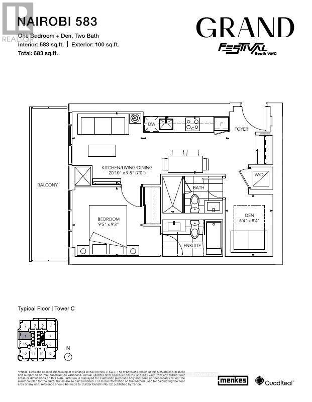 2101 - 8 Interchange Way, Vaughan, Ontario  L4K 0R2 - Photo 7 - N12738404
