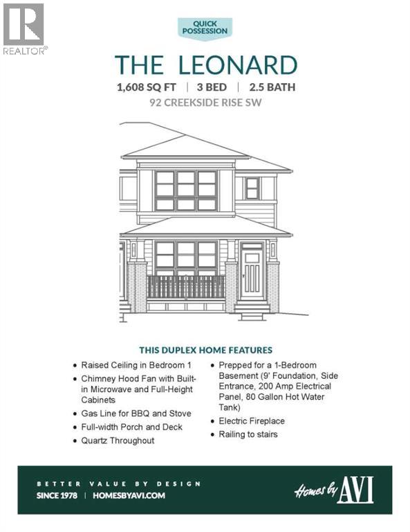 92 Creekside Rise Sw, Calgary, Alberta  T2X 6G8 - Photo 36 - A2278705