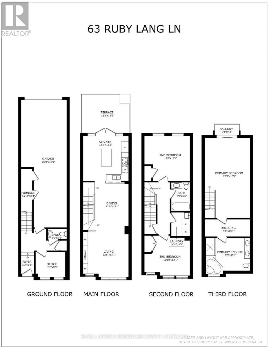 63 Ruby Lang Lane, Toronto, Ontario  M8Z 0B8 - Photo 3 - W12740166