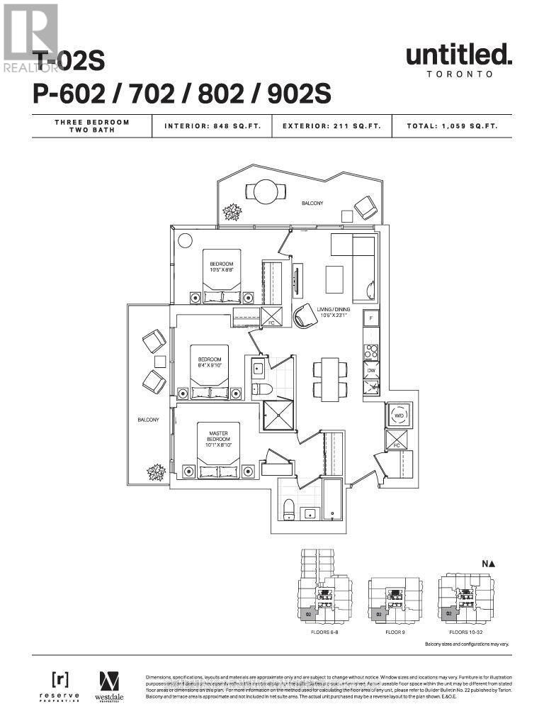 2302s - 110 Broadway Avenue N, Toronto, Ontario  M4P 1V7 - Photo 3 - C12741036
