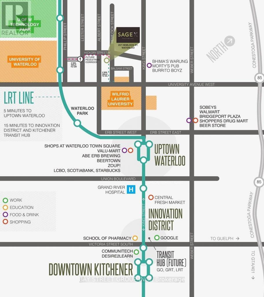 305 - 257 Hemlock Street, Waterloo, Ontario  N2L 3R4 - Photo 2 - X12741960