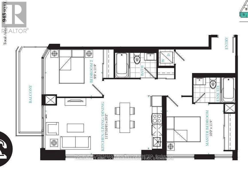 3507 - 99 John Street, Toronto, Ontario  M5V 0S6 - Photo 12 - C12732332